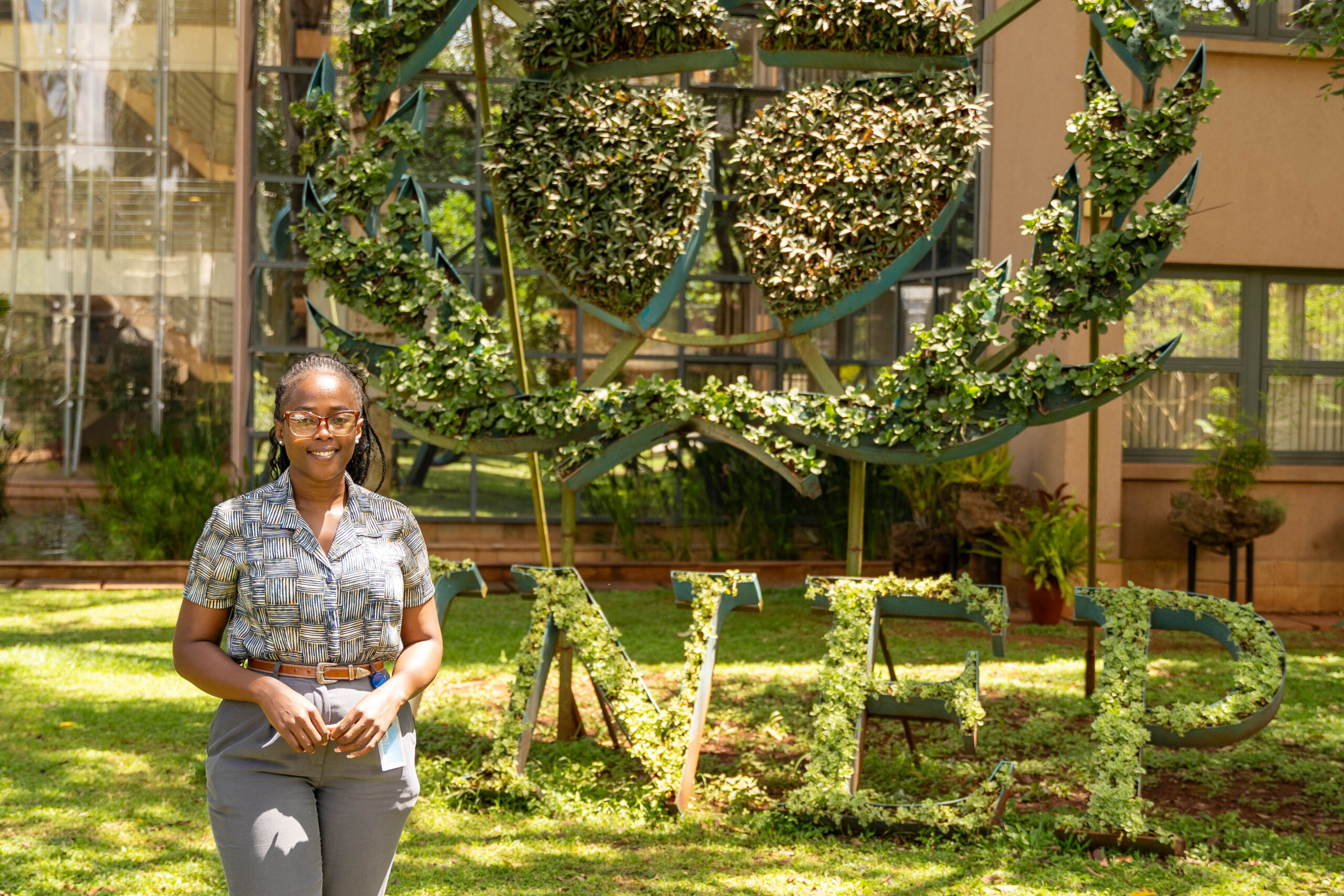 Masika Mwamutsi happy face Communications and Media professional at the United Nations